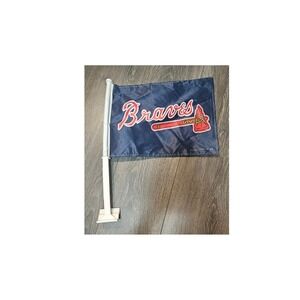 Atlanta Braves Car Flag MLB Baseball Team Pride Fan Gear Auto Window Pennant